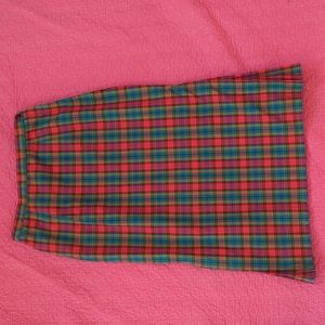 Small 50s Vintage Wiggle Skirt w Side Kick Pleats